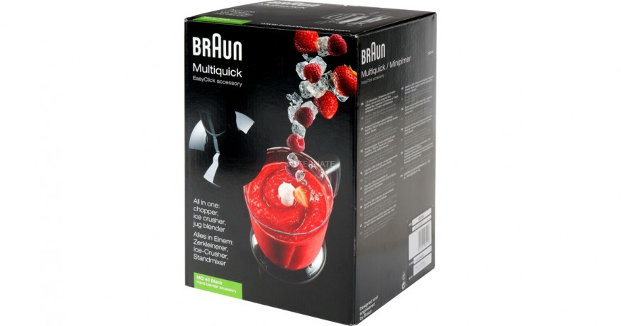 Braun Braun MQ40 MultiQuick Stabmixer-Aufsatz 1,25 Liter    Насадка-блендер Braun MQ40 MultiQuick 1,25 литра