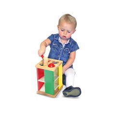 Melissa  Doug Pound and Roll Tower aus Holz Деревянная башня фунт-н-ролла