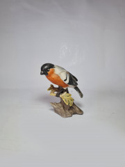 Статуэтка винтажная Gimpel &quot;Птичка на ветке&quot; среднего размера, фарфор, 12 x 10 см, Германия, 1960-70гг.