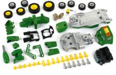 klein klein Transporter mit John Deere Traktor небольшой фургон с трактором John Deere