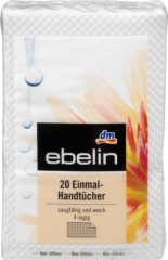 ebelin Одноразовые полотенца, 20 шт