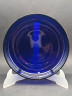 Тарелка декоративная винтажная Murano, синее стекло, 19.5 см, Италия, 1970-80гг.