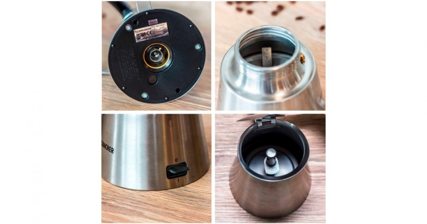 Rommelsbacher Rommelsbacher EKO 364/E Elpresso mini, Espressomaschine edelstahl edelstahl Rommelsbacher EKO 364/E Elpresso mini, кофемашина из нержавеющей стали