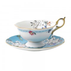 Wedgwood Wedgwood Wonderlust Teetasse Blossom 0,15 L mit Untertasse 15 cm 2-tlg. Чашка для чая Wedgwood Wonderlust Blossom 0,15 л с блюдцем 15 см 2 шт.