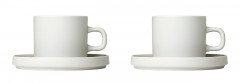 blomus blomus Set 2 Kaffeetassen PILAR Weiss бломусный набор из 2 кофейных чашек ПИЛАР