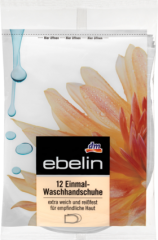 ebelin Einmal-Waschhandschuhe, 12 St Одноразовые перчатки стиральные, 12 шт