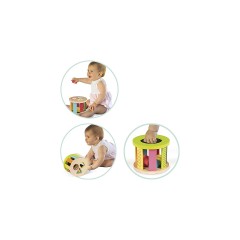 Goula Geometrische Formen-Steckspiel Trommel Игра на барабанах с геометрическими фигурами