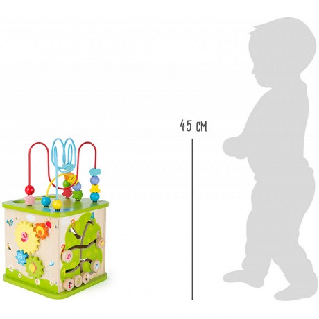 Small Foot Motorikwurfel mit Kugelbahn Кубик двигательных навыков с шариковой дорожкой