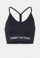 Tommy Hilfiger ESSENTIALS LOW SEAMLESS BRA Light support sports bra desert sky ESSENTIALS LOW SEAMLESS BRA Спортивный бюстгальтер с легкой поддержкой небо пустыни