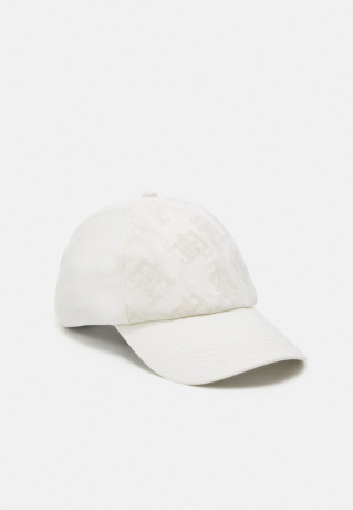 Tommy Hilfiger ICONIC MONOGRAM Cap weathered white ИКОНИЧЕСКАЯ МОНОГРАММА Кепка выветрившийся белый