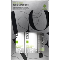 Paul Mitchell (Поль Митчелл) Smoothing Make it Sleek - Smoothing Set, Super Skinny Daily Shampoo Шампунь против перхоти 300 мл + Super Skinny Serum 150 мл + Super Skinny Daily Treatment 300 мл / 1 шт.