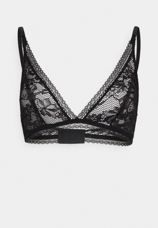 Tommy Hilfiger ELONGATED Triangle bra black УДЛИНЕННЫЕ Бюстгальтер с треугольными чашечками черный