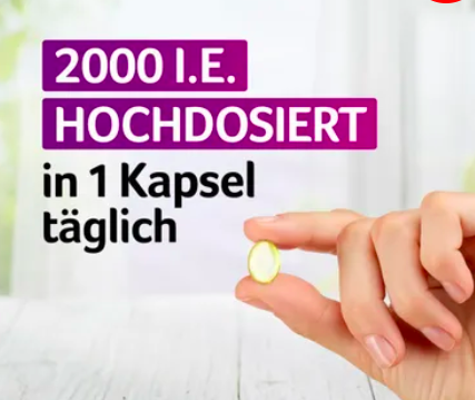 Vigantolvit 2stk x 60kap Вигантолвит Германия Витамин D3 2000 I.E., 2 упаковки x 60 капсул (120 капсул)