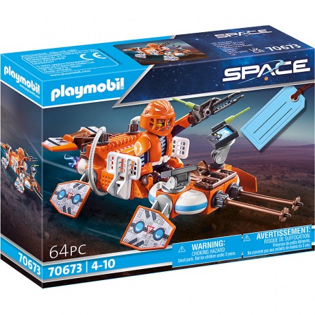 PLAYMOBIL 2er Set: 70856 Space Ranger + 70673 Geschenkset Space Speeder Набор из 2 предметов: 70856 Космический рейнджер + 70673 Подарочный набор «Космический спидер»