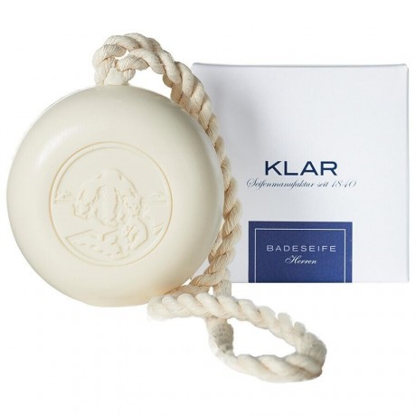 Klar Seifen Herrenbadeseife an der Kordel  Мужское банное мыло на шнурке