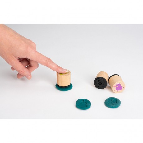 KNETA Holzstempel Monstar Деревянный штамп Монстр