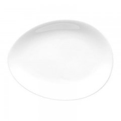 Luigi Colani Luigi Colani Porzellan Ab ovo Black & White Teller oval white Set 2-tlg. 21,5 cm Luigi Colani Фарфоровая тарелка Ab ovo Black & White Тарелка овальная белая Набор 2 предм. 21,5 см