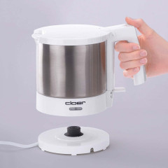 Cloer Cloer Wasserkocher 4721, 1L Kabelaufwicklung 2.000W Automatische Abschaltung Weiss  Чайник Cloer 4721, 1 л, устройство для сматывания кабеля, 2000 Вт, автоматическое отключение, белый