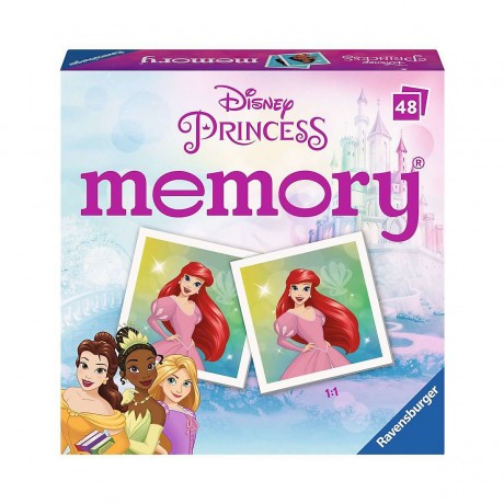 Ravensburger Mini Memory | Disney Princess | 48 Bildkarten | 20900 | Spiel Минипамять | Принцессы Диснея | 48 карточек с картинками | 20900 | Игра