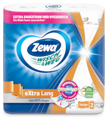 Zewa Wisch&amp;Weg eXtra Lang Design Кухонное полотенце бумажное, 144 листов