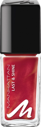 MANHATTAN Cosmetics Лак для ногтей Last & Блеск Nail Polish 650 RED-Y-LICIOUS, 10 мл