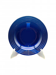 Тарелка декоративная винтажная Murano, синее стекло, 22 см, Италия, 1970-80гг.