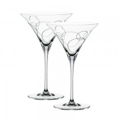 Spiegelau Spiegelau Signature Drinks Cocktailglas Circles Set 2-tlg. h: 180 mm / 220 ml Spiegelau Signature Drinks Cocktailglas Circles Набор из 2-х предметов. высота: 180 мм / 220 мл