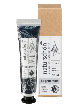 alverde NATURKOSMETIK Augencreme naturschön Olive, 15 ml, Алверде Крем для кожи вокруг глаз с натуральной тройной оливой, 15 мл