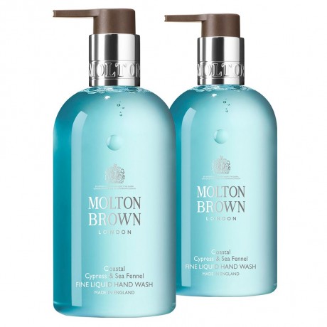 Molton Brown Coastal Cypress & Sea Fennel Fine Liquid Hand Wash Doppelpack (2er Set)  Двойная упаковка жидкого мытья рук Coastal Cypress &amp; Sea Fennel (набор из 2 шт.)