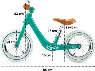 Kinderkraft Laufrad RAPID blue Рабочее колесо RAPID синее