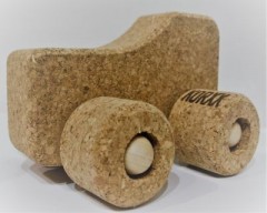 KORXX Spielzeugauto Kork Traktor Игрушечный трактор из пробки