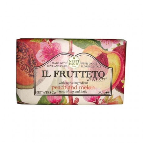 Nesti Dante IL Frutteto Soap Peach & Melon Мыло Персик и дыня, 250 грамм
