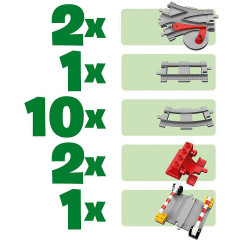 LEGO LEGO DUPLO 10882 Eisenbahn Schienen LEGO DUPLO 10882 Железнодорожные пути