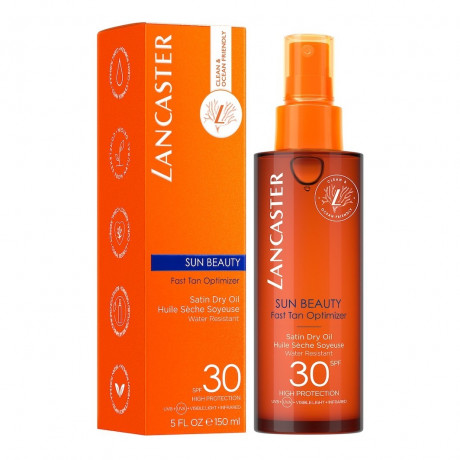 Lancaster Sun Beauty Satin Dry Oil SPF30 Атласное сухое масло Sun Beauty SPF30
