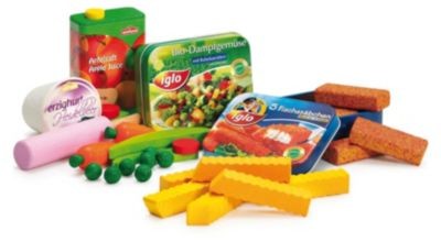 ERZI Spiellebensmittel Sortierung Mittagessen Обед по сортировке еды из игры