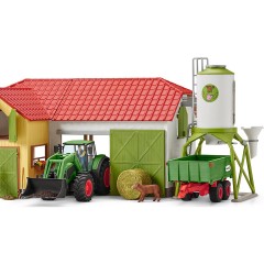 Schleich Schleich Farm World 42379 Traktor mit Anhanger Трактор Schleich Farm World 42379 с прицепом