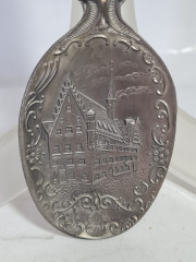 Ложка винтажная Frieling-Zinn, олово, 20.5 см, Германия, 1983 г.