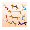 Vicabo Fidget Pop Tube Toys Spring Dog Geschicklichkeitsspiele fur Kinder Fidget Pop Tube Toys Spring Игры на ловкость собак для детей