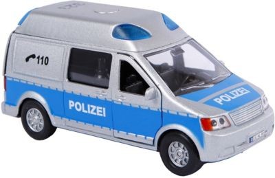 Van Manen Van Manen Kids Globe Traffic Die Cast Polizei (Polizeiauto mit Licht Van Manen Kids Globe Traffic Die Police (Полицейская машина с фарами)