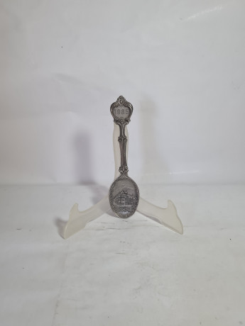 Ложка винтажная Frieling-Zinn, олово, 20.5 см, Германия, 1985 г.