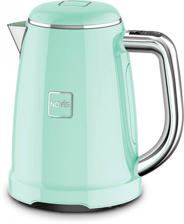 NOVIS NOVIS Wasserkocher Iconic Line KTC1, 1,6 l, 2200 W, neomint  Чайник NOVIS Iconic Line KTC1, 1,6 л, 2200 Вт, неомятный