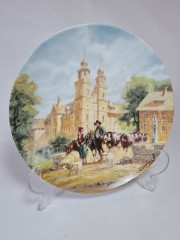 Furstenberg, Коллекционная Тарелка, ограниченный тираж, репродукция картины Герберта Изенберга &quot;В монастыре&quot;, 20см, Германия 1989г.