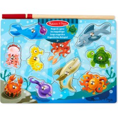 Melissa  Doug Magnetisches Angelspiel aus Holz Деревянная магнитная рыбалка