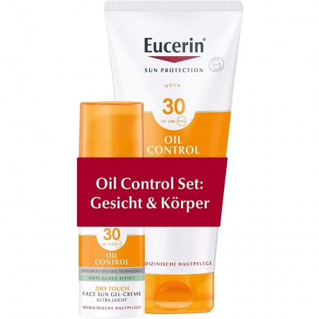 Eucerin Sun Oil Control Set Gesicht+Korper LSF 30 Набор Sun Oil Control для лица и тела SPF 30
