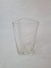 Ваза стеклянная винтажная, 17,5 x 10,5 см, Германия, 1970-80гг.