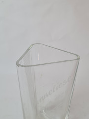 Ваза стеклянная винтажная, 17,5 x 10,5 см, Германия, 1970-80гг.