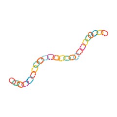 Playgro Kinderwagenkette Loopy Links 24-teilig Цепочка для коляски Loopy Links