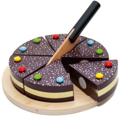 Chr. Tanner Spiellebensmittel Schokoladentorte zum Schneiden Шоколадный торт Play food для нарезки