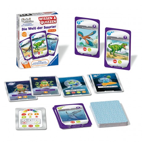 Ravensburger tiptoi Wissen  Quizzen: Die Welt der Saurier Тесты на знание tiptoi: Мир динозавров
