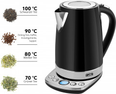 eta eta Wasserkocher ISABELA ETA158790000, 1,7 l, 2200 W, Warmwassertemperaturregelung 30°C 100°C  чайник ETA ISABELA ETA158790000, 1,7 л, 2200 Вт, контроль температуры горячей воды 30°C 100°C